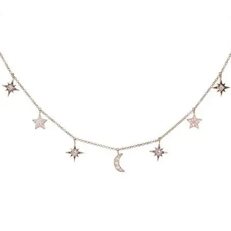 925 sterling silver Jewelry Love moon star Necklaces & Pendants Chain Choker Necklace Collar Women Statement Jewelry Bijoux
925 sterling silver Jewelry Love moon star Necklaces & Pendants Chain Choker Necklace Collar Women Statement Jewelry Bijoux
