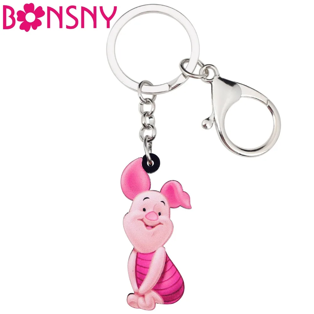 Bonsny Acrylic Anime Cartoon Smile Pig Key Chains Keyrings For Women Girl Bag Purse Car Ladies Pendant Handbag Charms Gift
Bonsny Acrylic Anime Cartoon Smile Pig Key Chains Keyrings For Women Girl Bag Purse Car Ladies Pendant Handbag Charms Gift