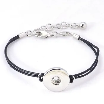 12pcs Genuine Leather Cords Silver DIY Snap Button Charm Bracelet Fit 18mm Snap Insert Charm Jewelry
12pcs Genuine Leather Cords Silver DIY Snap Button Charm Bracelet Fit 18mm Snap Insert Charm Jewelry