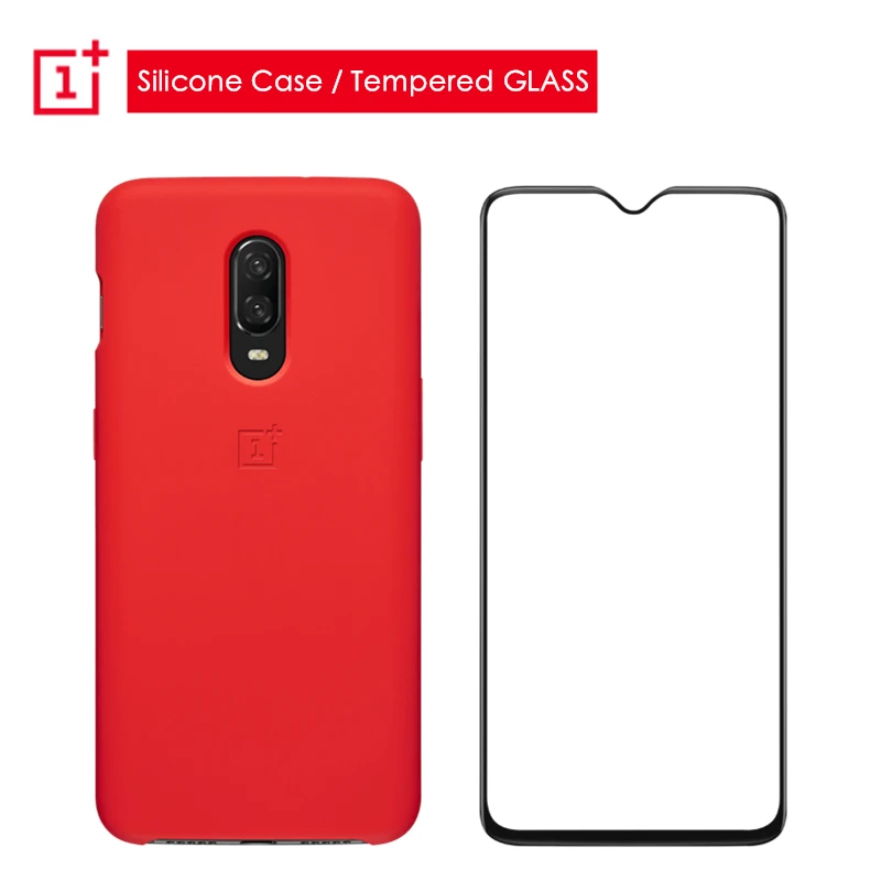 Official OnePlus 6T Silicone Protective Case + 3D Tempered Glass Original Red One Plus 6T Silicone + PC Case OnePlus6T Shield
Official OnePlus 6T Silicone Protective Case + 3D Tempered Glass Original Red One Plus 6T Silicone + PC Case OnePlus6T Shield