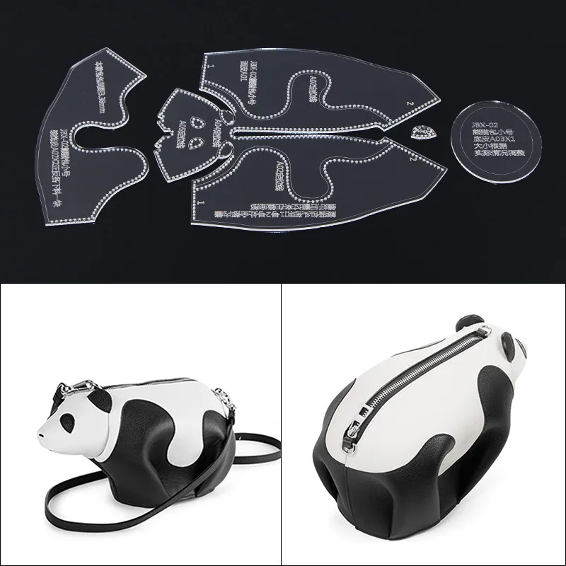1Set Handmade Cute Panda Shape Ladies Shoulder Bag Template Clear Acrylic Leather Sewing Pattern DIY Hobby Sewing Stencil
1Set Handmade Cute Panda Shape Ladies Shoulder Bag Template Clear Acrylic Leather Sewing Pattern DIY Hobby Sewing Stencil