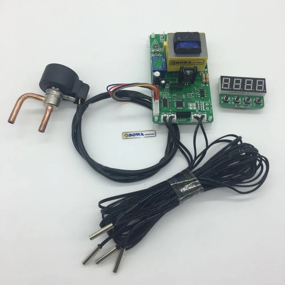 0.1m3/h EEV with controller and sensors provides perfect throttle solution for liquidi injection to evaporator and to compressor
0.1m3/h EEV with controller and sensors provides perfect throttle solution for liquidi injection to evaporator and to compressor