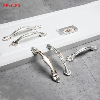 KK&FING European Gold Silver Cabinet Handles Aluminum Alloy Door Knobs Kitchen Cupboard Pulls Drawer Knobs Furniture Hardware
KK&FING European Gold Silver Cabinet Handles Aluminum Alloy Door Knobs Kitchen Cupboard Pulls Drawer Knobs Furniture Hardware