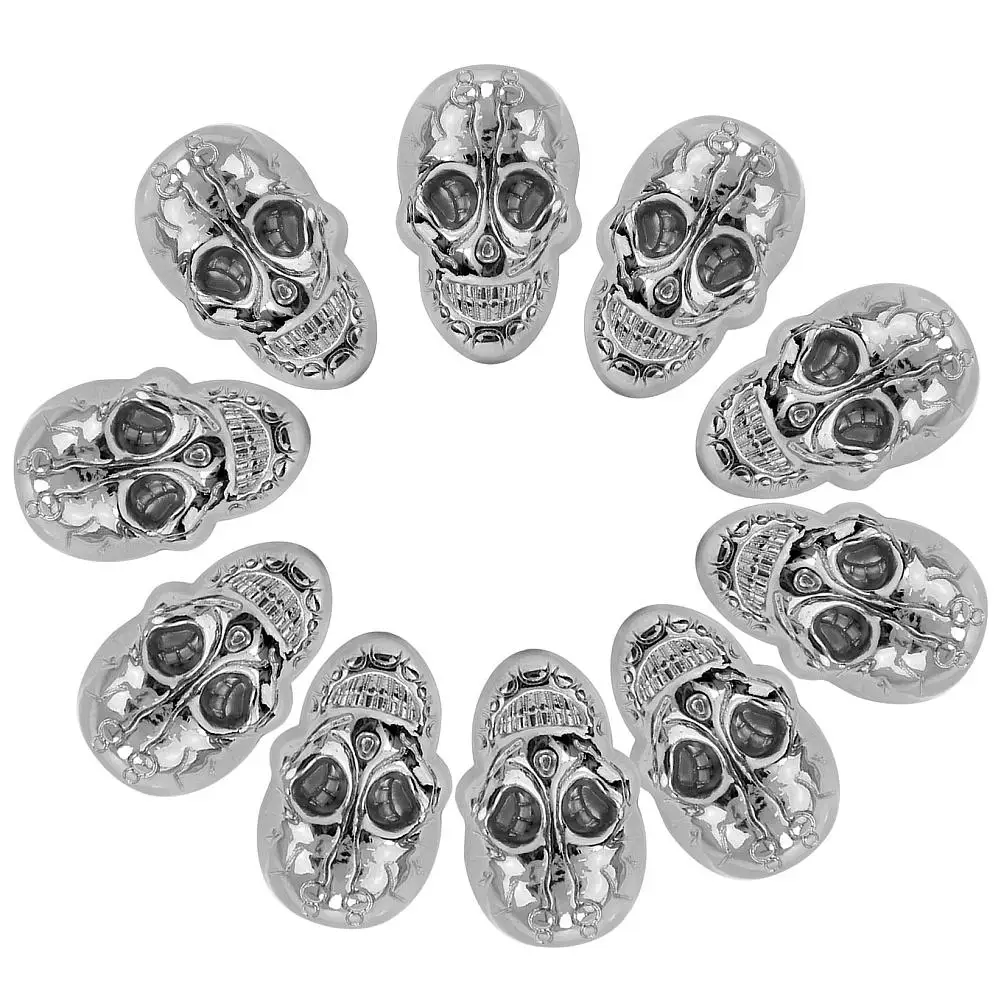 10 pcs Fashion Retro Metal Skull Rivets Studs Spots For Shoes Bag Craft for Bags Clothes Leather Bracelets or Shoes Decoration
10 pcs Fashion Retro Metal Skull Rivets Studs Spots For Shoes Bag Craft for Bags Clothes Leather Bracelets or Shoes Decoration