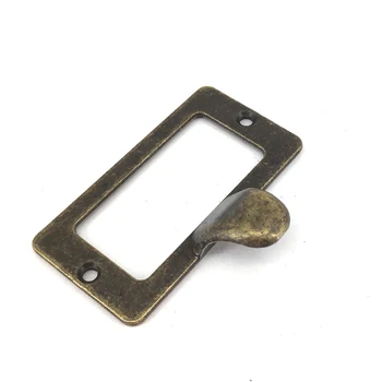 10PCS Label Handle 59mm*45mm Bronze Business card box Drawer Bookcase Label box Alloy handle Retro label frame handle
10PCS Label Handle 59mm*45mm Bronze Business card box Drawer Bookcase Label box Alloy handle Retro label frame handle