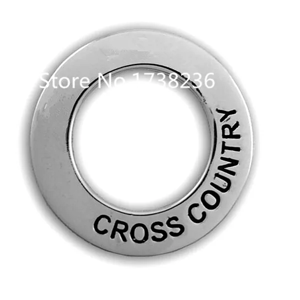 Antique Silver Plated Alloy Material Round Affirmation Circle Cross Country Message Charm
Antique Silver Plated Alloy Material Round Affirmation Circle Cross Country Message Charm