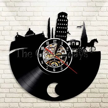 1Piece Leaning Tower of Pisa Wall Clock Italy Tourism Gift Pisa Tower Vintage Vinyl Record Clock Italian Landcape Clock
1Piece Leaning Tower of Pisa Wall Clock Italy Tourism Gift Pisa Tower Vintage Vinyl Record Clock Italian Landcape Clock