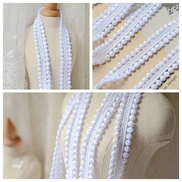 2018 hot sale Lace accessories Good quality white water soluble small lace 1.6CM D1604
2018 hot sale Lace accessories Good quality white water soluble small lace 1.6CM D1604