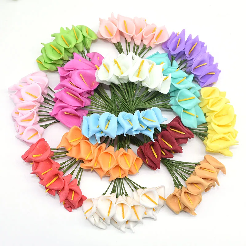 144Pcs/lot Artificial Foam Calla Lily Decorative Handmade Flowers Birthday Party Wedding Bouquet Flowers Home Decor
144Pcs/lot Artificial Foam Calla Lily Decorative Handmade Flowers Birthday Party Wedding Bouquet Flowers Home Decor