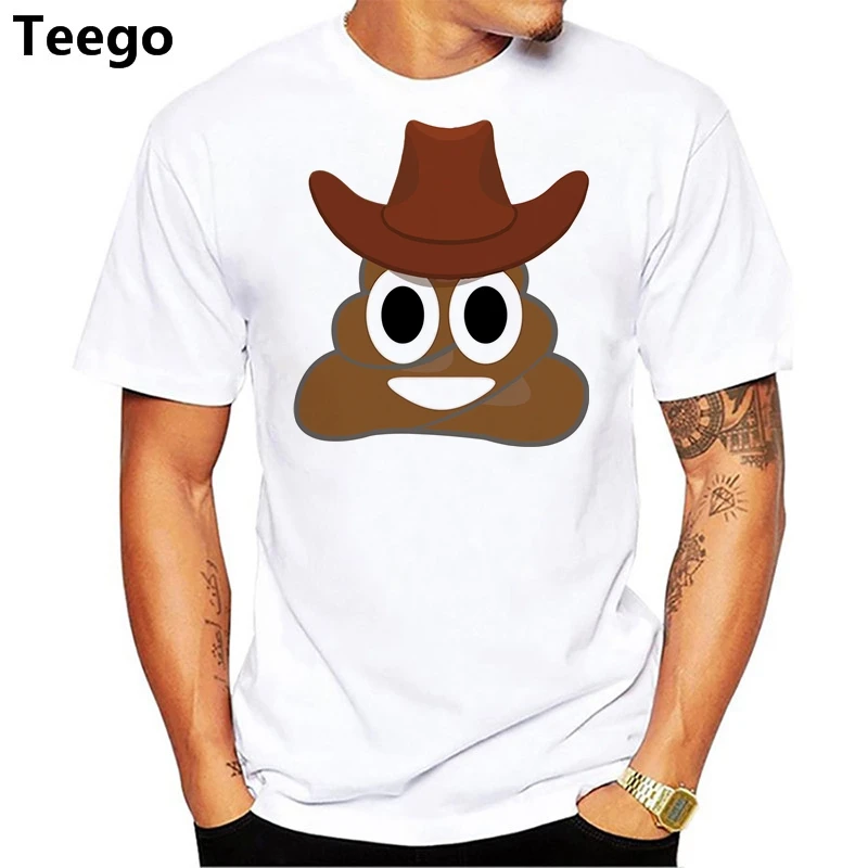 Cowboy Hat Emoticon Poop Tshirt - Happy Face Cartoon Character New Arrival Male Tees Casual men T-Shirt Tops
Cowboy Hat Emoticon Poop Tshirt - Happy Face Cartoon Character New Arrival Male Tees Casual men T-Shirt Tops