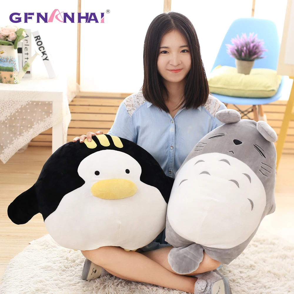 1pc 40*60cm kawaii Sleeping Totoro Penguin Plush toy Stuffed Down Cotton Lovely Pillow Super Soft Toys for Baby Appease Gift
1pc 40*60cm kawaii Sleeping Totoro Penguin Plush toy Stuffed Down Cotton Lovely Pillow Super Soft Toys for Baby Appease Gift