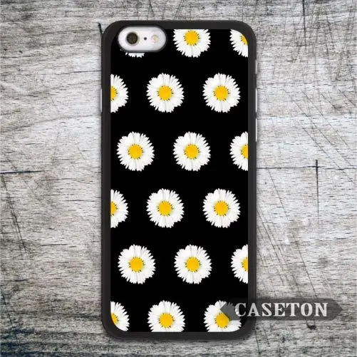 Daisy On Black font b Case b font For font b iPhone b font font b