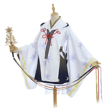 VOCALOID cosplay snow MIKU cute cartoon Halloween Snow Witch cos female cosplay costume dress+shirt+coat+headdress+socks+sleeve
VOCALOID cosplay snow MIKU cute cartoon Halloween Snow Witch cos female cosplay costume dress+shirt+coat+headdress+socks+sleeve