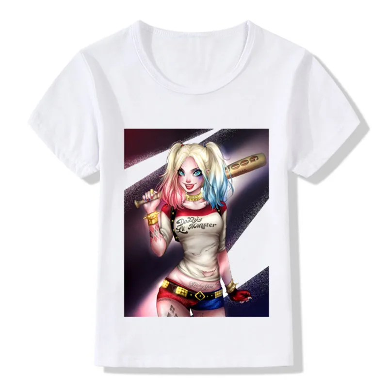 Children Fashion Suicide Squad Cute Harley Quinn Funny T-shirt Kids Baby Cool Clothes Boys Girls Summer Tops T shirt,HKP5079
Children Fashion Suicide Squad Cute Harley Quinn Funny T-shirt Kids Baby Cool Clothes Boys Girls Summer Tops T shirt,HKP5079