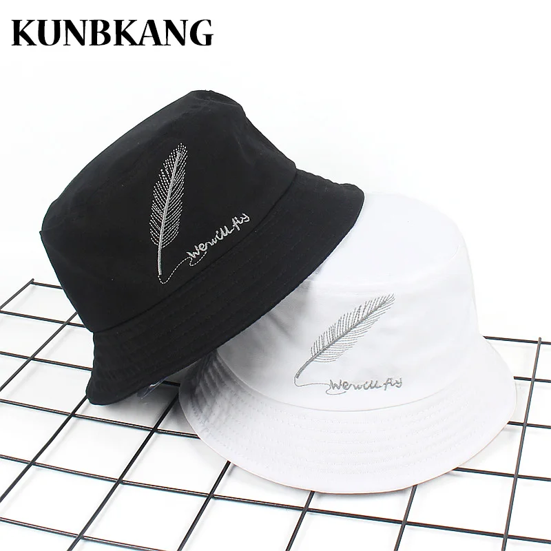High Quality Embroidery Bucket Hat Black White Summer Casual Bob Caps Hip Hop Outdoor Couple Fashion Panama Sun Fishing Flat Hat
High Quality Embroidery Bucket Hat Black White Summer Casual Bob Caps Hip Hop Outdoor Couple Fashion Panama Sun Fishing Flat Hat