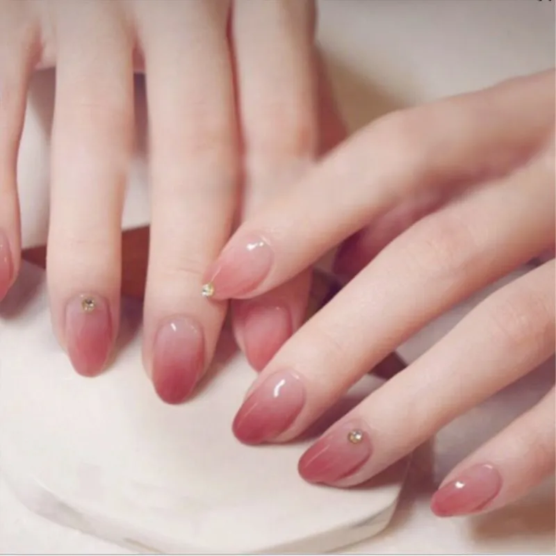 24PCS/Set Fake Nails Pink Gradient Full Nail Tips Gel False Nail Press On Art Decoration Beauty Nail Tools
24PCS/Set Fake Nails Pink Gradient Full Nail Tips Gel False Nail Press On Art Decoration Beauty Nail Tools
