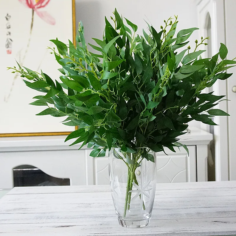 Artificial Willow Bouquet Artificial Green Leaves for Home Wedding Decoration Party Fake Plant Garden Decoration
Artificial Willow Bouquet Artificial Green Leaves for Home Wedding Decoration Party Fake Plant Garden Decoration