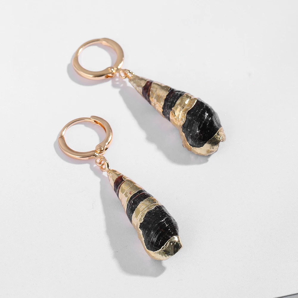 Fashion Boho Conch Long Dangle Drop Earrings for Women Seashell Black Statement Earrings Bohemia Summer Wedding Jewelry Bijoux
Fashion Boho Conch Long Dangle Drop Earrings for Women Seashell Black Statement Earrings Bohemia Summer Wedding Jewelry Bijoux