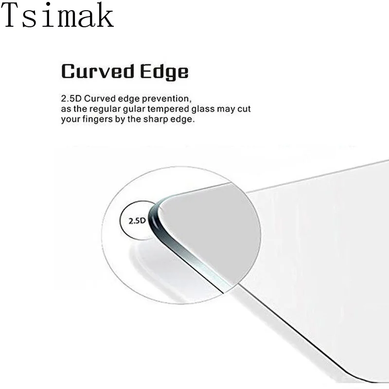Tsimak полное покрытие закаленное стекло для Moto G7 Plus G6 Play E5 E6 Z3 защита экрана Motorola