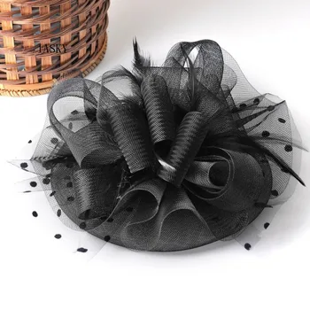 Multi-Layers Dot Veil Fascinator Hat Headpieces Ladies Fancy Show Party Women Feather Gauze Hair Clip Bride Hair Accessories
Multi-Layers Dot Veil Fascinator Hat Headpieces Ladies Fancy Show Party Women Feather Gauze Hair Clip Bride Hair Accessories