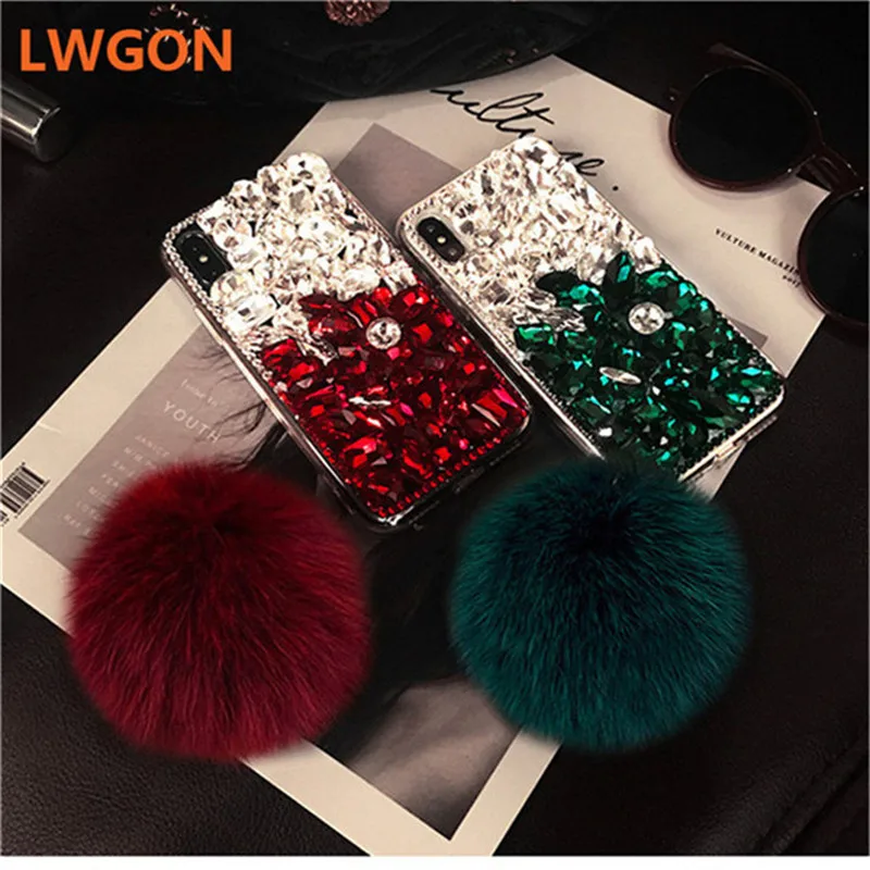 Design Luxury DIY Bling Crystal Diamond Rhinestone With Fur Ball Tassel Case Cover For Xiaomi Mi Max2s Mix3 Mi8 Mi8 Lite
Design Luxury DIY Bling Crystal Diamond Rhinestone With Fur Ball Tassel Case Cover For Xiaomi Mi Max2s Mix3 Mi8 Mi8 Lite