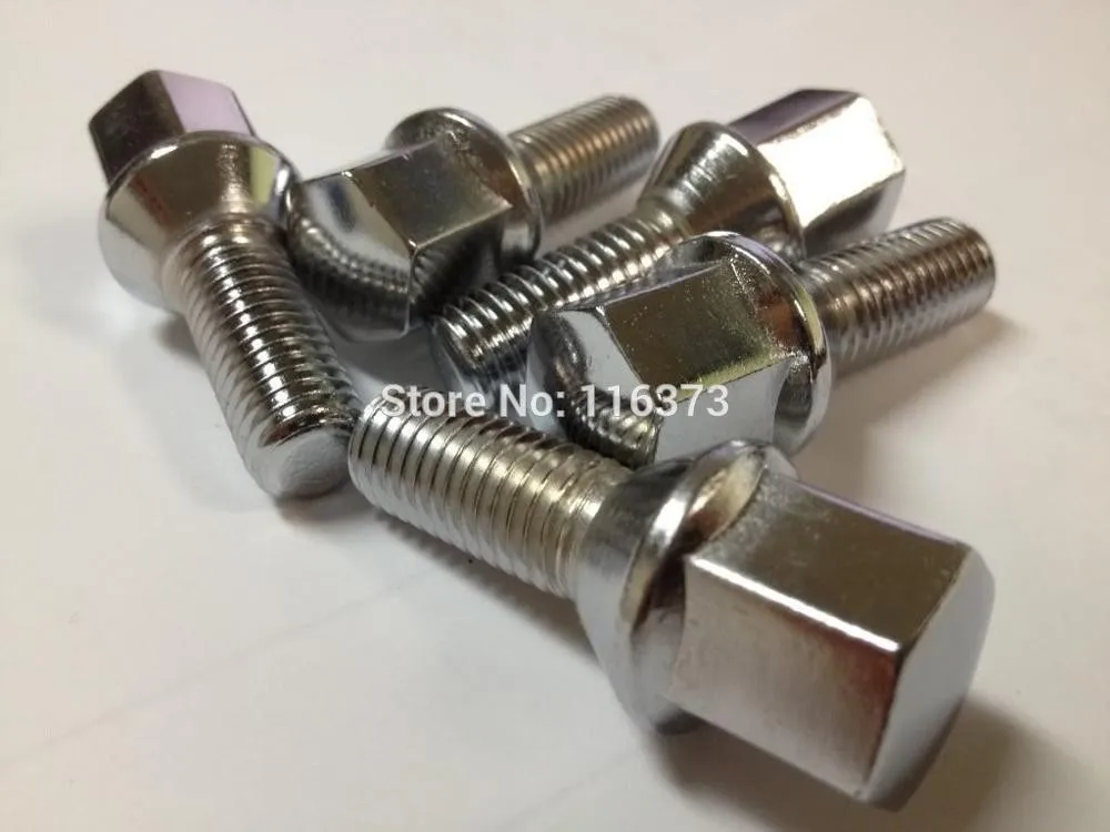 

10pc Extended Lug Bolts 14x1.5 28mm Shank 14mm x 1.5 Conical cone Seat 56mm Overall 17mm Hex