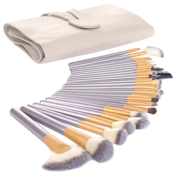 Kaizm Professional Soft 24pcs Makeup Brushes Set Cosmetic Make Up Tools Foundation Eyeshadow Blush Kits + Leather Bag maquiagem
Kaizm Professional Soft 24pcs Makeup Brushes Set Cosmetic Make Up Tools Foundation Eyeshadow Blush Kits + Leather Bag maquiagem