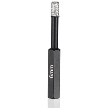 Diamond Hole Opener Hexagonal Shank Durable Drill Bit Braze Porcelain Glass Ceramic Dry Cut 6mm / 10mm / 8mm drill bits
Diamond Hole Opener Hexagonal Shank Durable Drill Bit Braze Porcelain Glass Ceramic Dry Cut 6mm / 10mm / 8mm drill bits