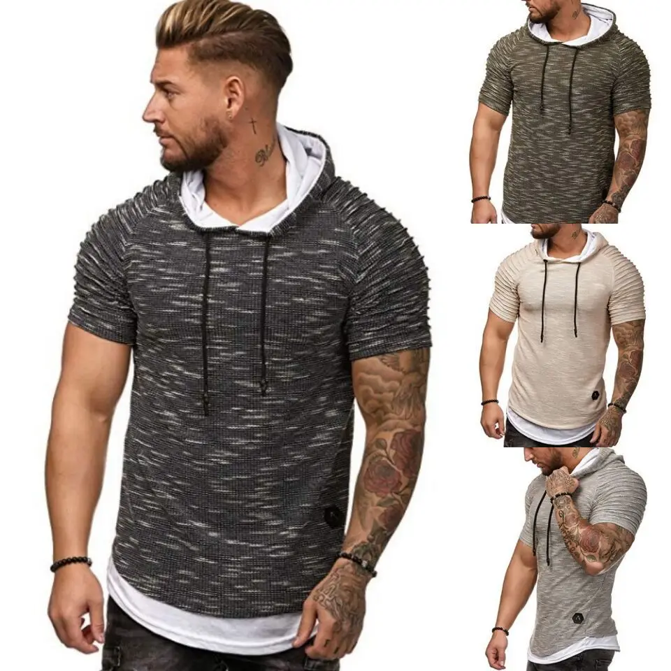 E-BAIHUI New Men Hooded T Shirt Summer Fashion Short-Sleeve streetwear T-Shirts Male Tops strange hip hop Camisa Masculina G031
E-BAIHUI New Men Hooded T Shirt Summer Fashion Short-Sleeve streetwear T-Shirts Male Tops strange hip hop Camisa Masculina G031