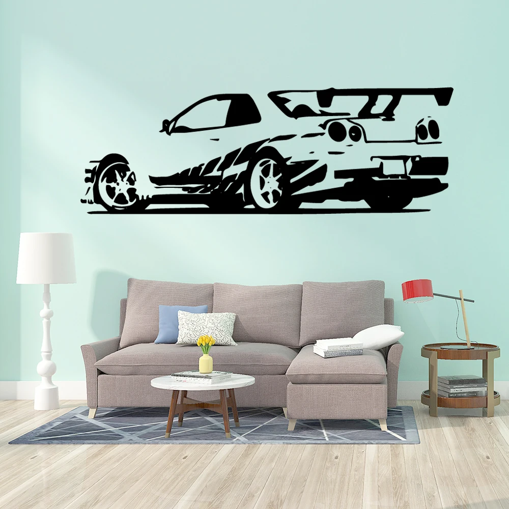 Classic Sport Car Self Adhesive Vinyl Wallpaper For Living Room Kids Room Wall Art Sticker Murals 
Classic Sport Car Self Adhesive Vinyl Wallpaper For Living Room Kids Room Wall Art Sticker Murals