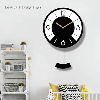 1pcs ins living room fashion swing mute personality simple modern wall charts featured pollution-free acrylic creative clock
1pcs ins living room fashion swing mute personality simple modern wall charts featured pollution-free acrylic creative clock