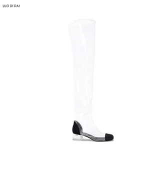 2019 fashion women PVC boots sexy rain boots knee high boots party shoes chunky heel gladiator women booties clear heel
2019 fashion women PVC boots sexy rain boots knee high boots party shoes chunky heel gladiator women booties clear heel
