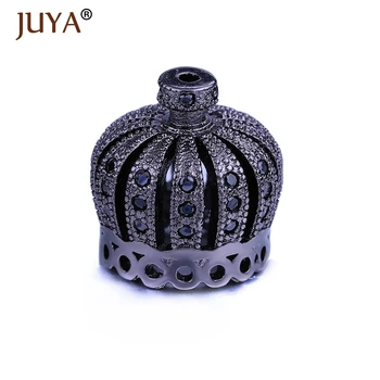 2017 Supplies For Jewelry Wholesale New 13mm Crown Beads Tassel Caps Inlay Black CZ Rhinestone DIY Tassel Earring Findings
2017 Supplies For Jewelry Wholesale New 13mm Crown Beads Tassel Caps Inlay Black CZ Rhinestone DIY Tassel Earring Findings