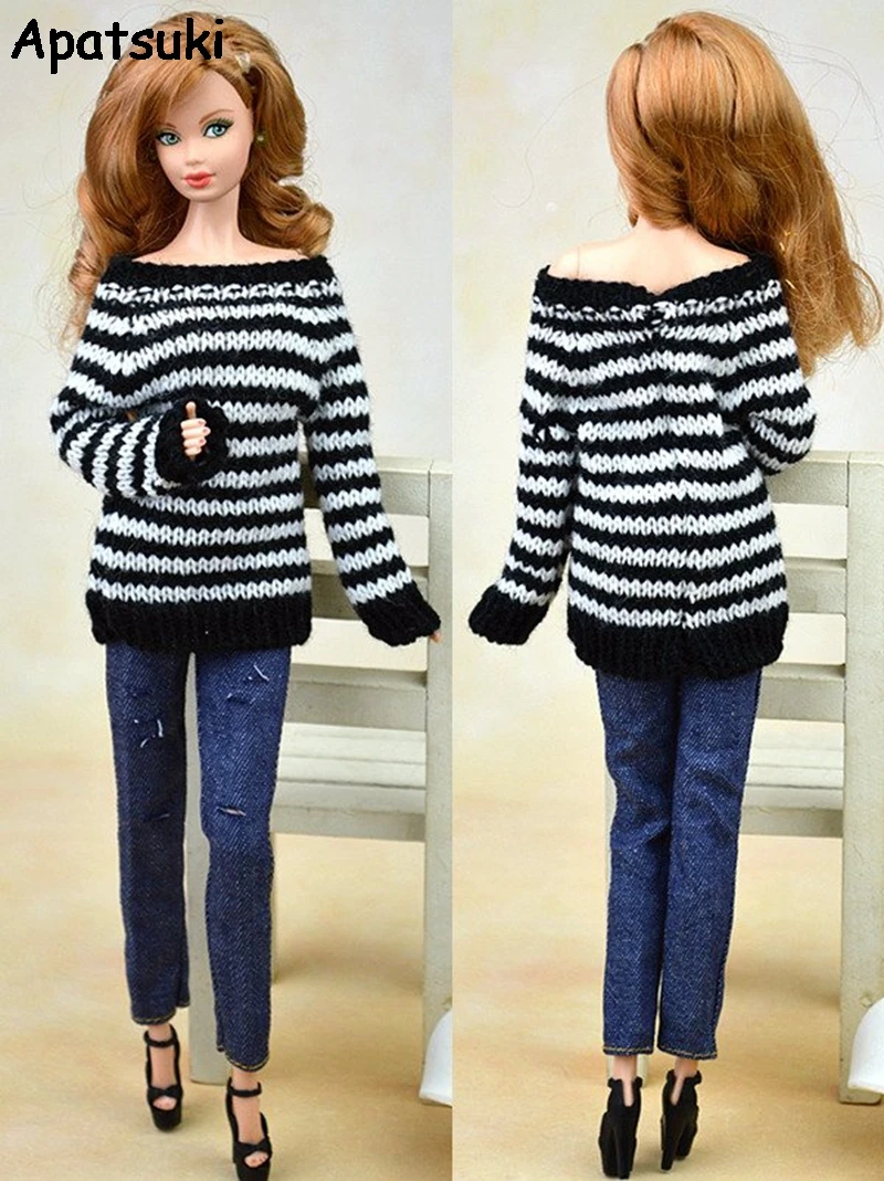 High Quality Handmade Doll Accessories Knitted Sweater Tops Coat Dress Clothes For Barbie Dollhouse Gifts For Girls Kids Toy
High Quality Handmade Doll Accessories Knitted Sweater Tops Coat Dress Clothes For Barbie Dollhouse Gifts For Girls Kids Toy