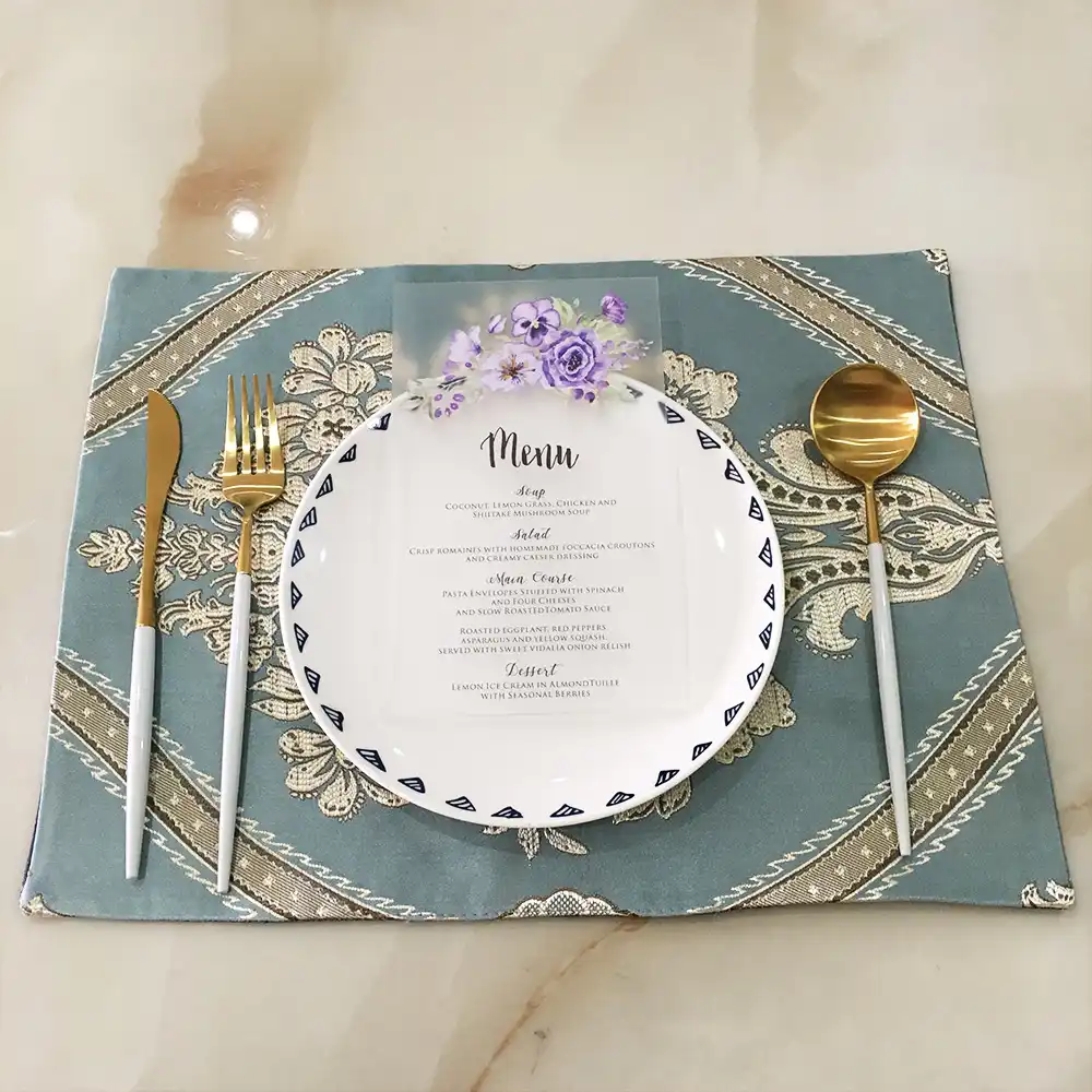 customized 50pcs per lot 120x200mm romantic watercolor style