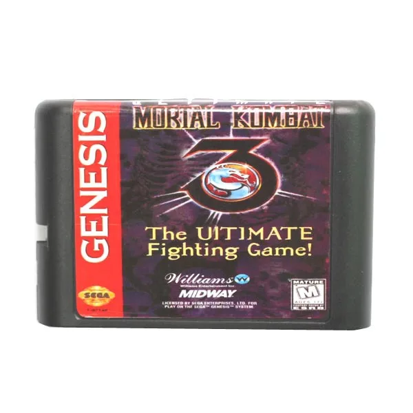Sega MD game card - Mortal Kombat 3 The Ultimate Fighting Game for 16 bit Sega MD game Cartridge Megadrive Genesis system
Sega MD game card - Mortal Kombat 3 The Ultimate Fighting Game for 16 bit Sega MD game Cartridge Megadrive Genesis system