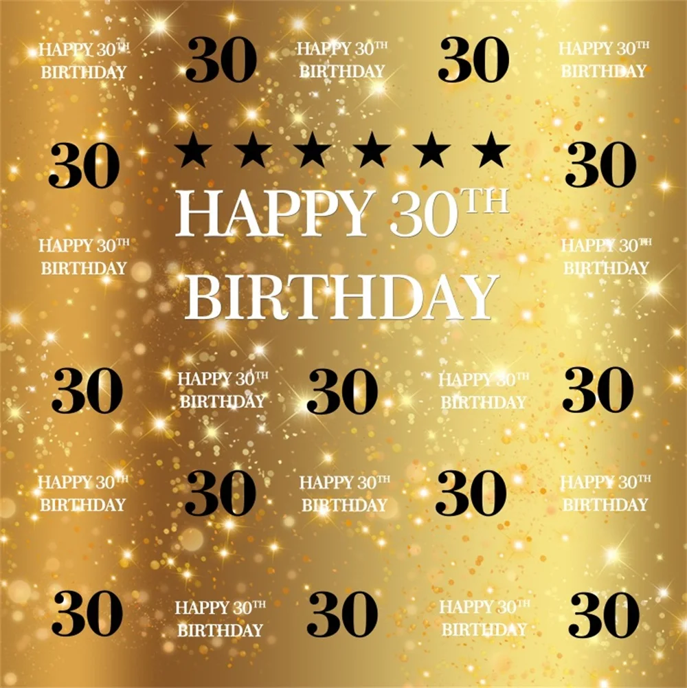 Laeacco Golden Light Bokeh Happy 30th Birthday Celebration Party Photography Backgrounds Photographic Backdrop For Photo Studio
Laeacco Golden Light Bokeh Happy 30th Birthday Celebration Party Photography Backgrounds Photographic Backdrop For Photo Studio
