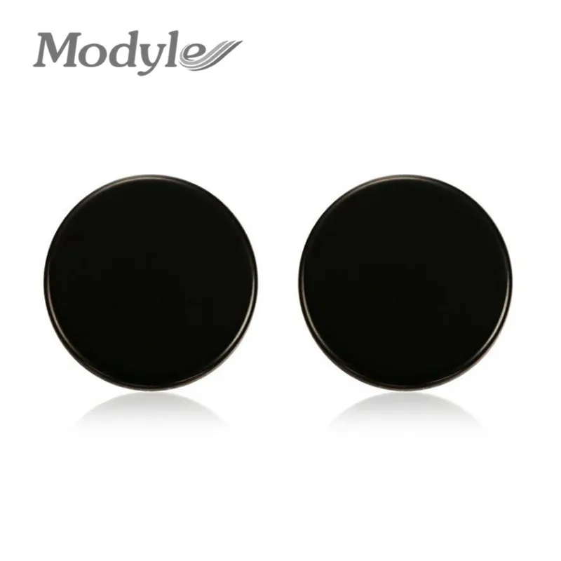 Modyle Punk 8mm Mens Earrings Black Stainless Steel Trendy Round Stud Earrings For Women
Modyle Punk 8mm Mens Earrings Black Stainless Steel Trendy Round Stud Earrings For Women