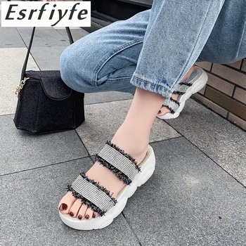ESRFIYFE 2019 New Large Size 29-46 Wedges Women Slippers Summer Lady's Zapatos Mujer Fashion Girl's Street Style Slippers Bling
ESRFIYFE 2019 New Large Size 29-46 Wedges Women Slippers Summer Lady's Zapatos Mujer Fashion Girl's Street Style Slippers Bling