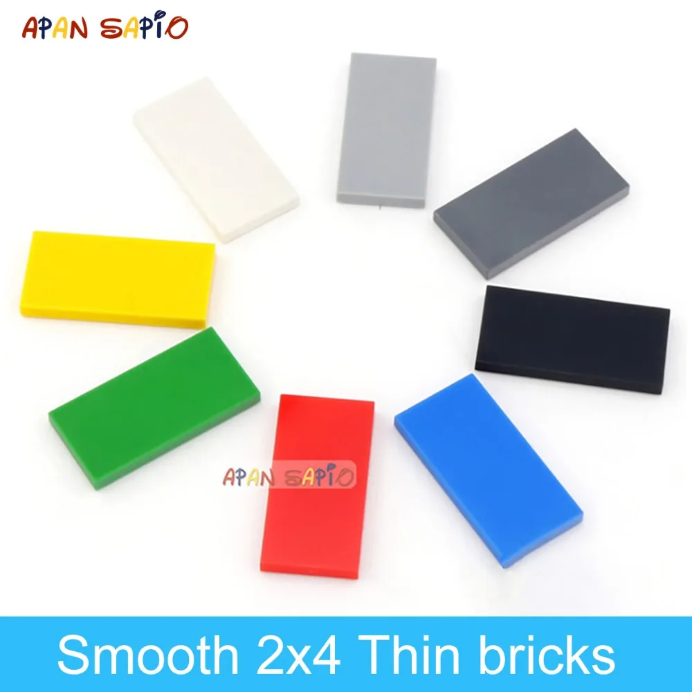 DIY Building Blocks Thin Figures Bricks Smooth 2x4 80PCS lot 8Color Educational Creative Compatible With Legoe Toys for Children
DIY Building Blocks Thin Figures Bricks Smooth 2x4 80PCS lot 8Color Educational Creative Compatible With Legoe Toys for Children