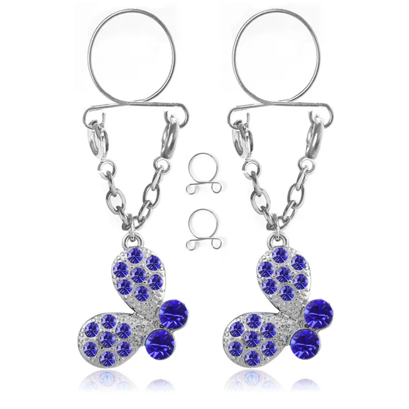New Fashion Stainless Steel Cute Butterfly Non pierced Clip On Nipple Rings Women Fake Nipple Dangle Adjustable Body Jewelry
New Fashion Stainless Steel Cute Butterfly Non pierced Clip On Nipple Rings Women Fake Nipple Dangle Adjustable Body Jewelry