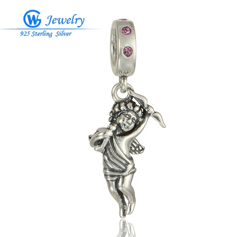 Подвеска-Ангел для браслета серебро 925 пробы S298H20 | Украшения и аксессуары