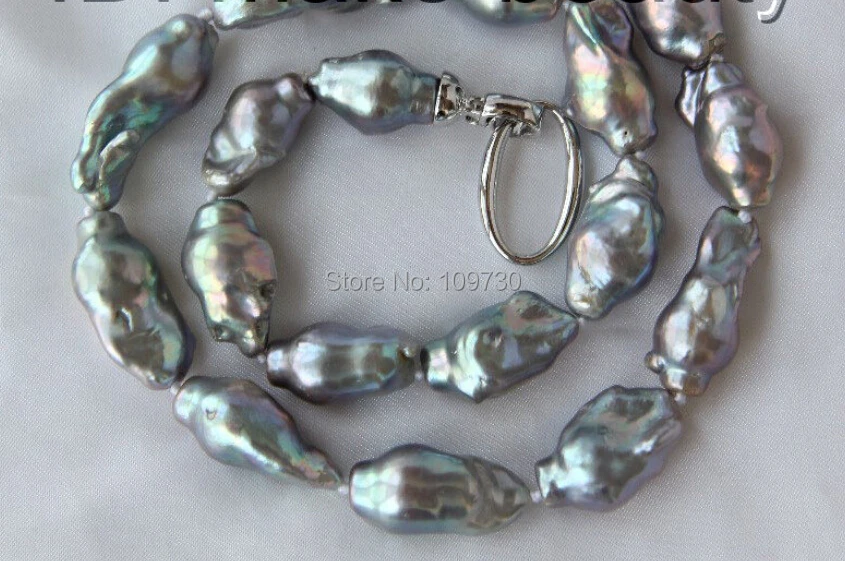 Jewelry 002769 stunning big baroque gray keshi reborn freshwater pearl necklace
Jewelry 002769 stunning big baroque gray keshi reborn freshwater pearl necklace