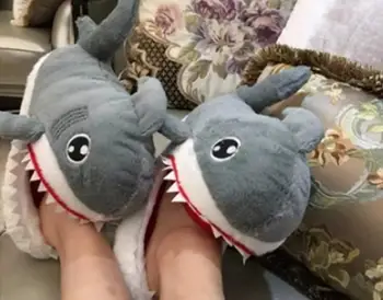 Men Slippers Winter Slipper Sharks Shape Winter Warm Shoes Bread Fat Slippers Cute Slides Lover's Slides Slip On Fashion
Men Slippers Winter Slipper Sharks Shape Winter Warm Shoes Bread Fat Slippers Cute Slides Lover's Slides Slip On Fashion