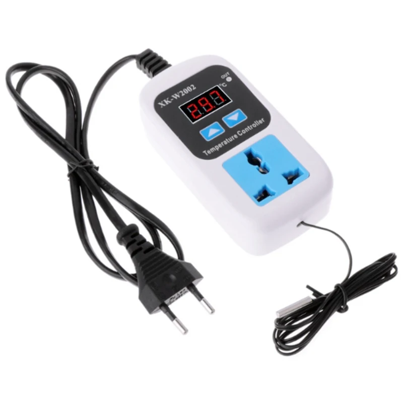 Digital Temperature Controller Ac110-220V Thermostat Regulator -50~110C Microcomputer Socket Outlet Eu Plug
Digital Temperature Controller Ac110-220V Thermostat Regulator -50~110C Microcomputer Socket Outlet Eu Plug
