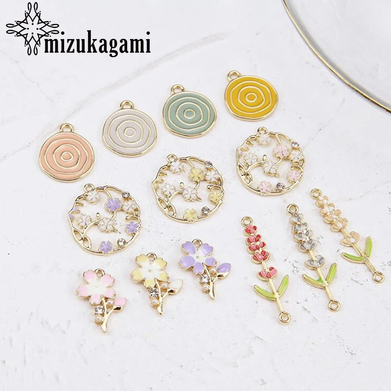 Zinc Alloy Drop Oil Insert Drill Small Flowers Grass Charms 10pcs/lot For DIY Fashion Jewelry Making Finding Accessories
Zinc Alloy Drop Oil Insert Drill Small Flowers Grass Charms 10pcs/lot For DIY Fashion Jewelry Making Finding Accessories