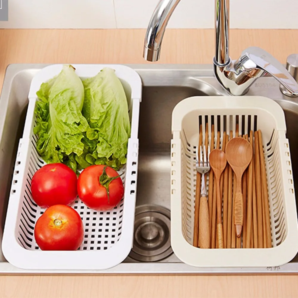 New ABS Retractable Kitchen Drain Basket Storage Baskets Portable Home Kitchen Drain Bag Sink Shelf Fruit Vegetable Baskets
New ABS Retractable Kitchen Drain Basket Storage Baskets Portable Home Kitchen Drain Bag Sink Shelf Fruit Vegetable Baskets