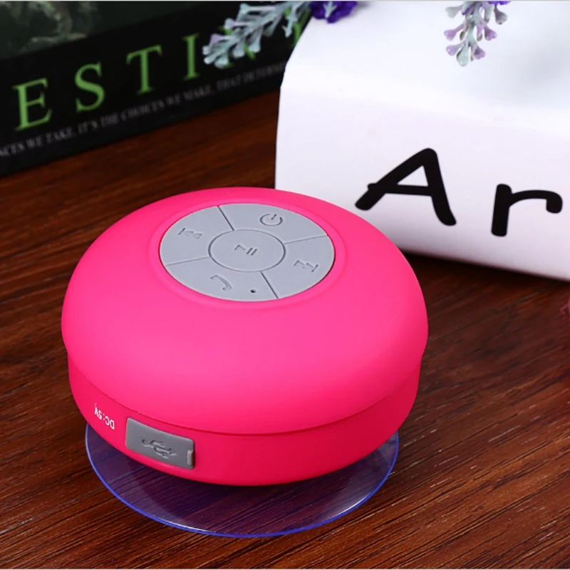 

BTS-06 Water Resistant Mini Portable Shower Bluetooth Speaker with Sucker Support Hands-free Calls Function for Mobile Phone