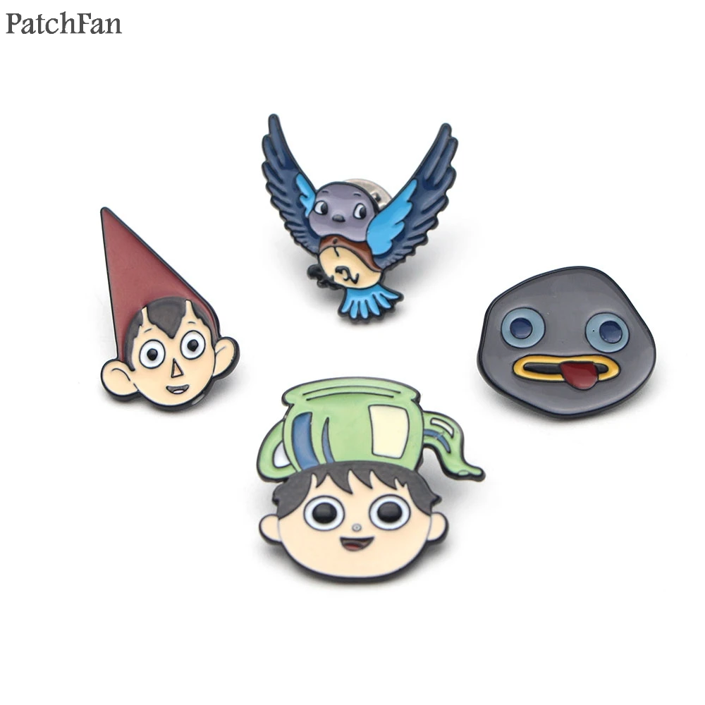 Patchfan 4pcs/set over the garden wall Metal Zinc pins badges para backpack shirt clothes bag brooches backpack medal A0816
Patchfan 4pcs/set over the garden wall Metal Zinc pins badges para backpack shirt clothes bag brooches backpack medal A0816