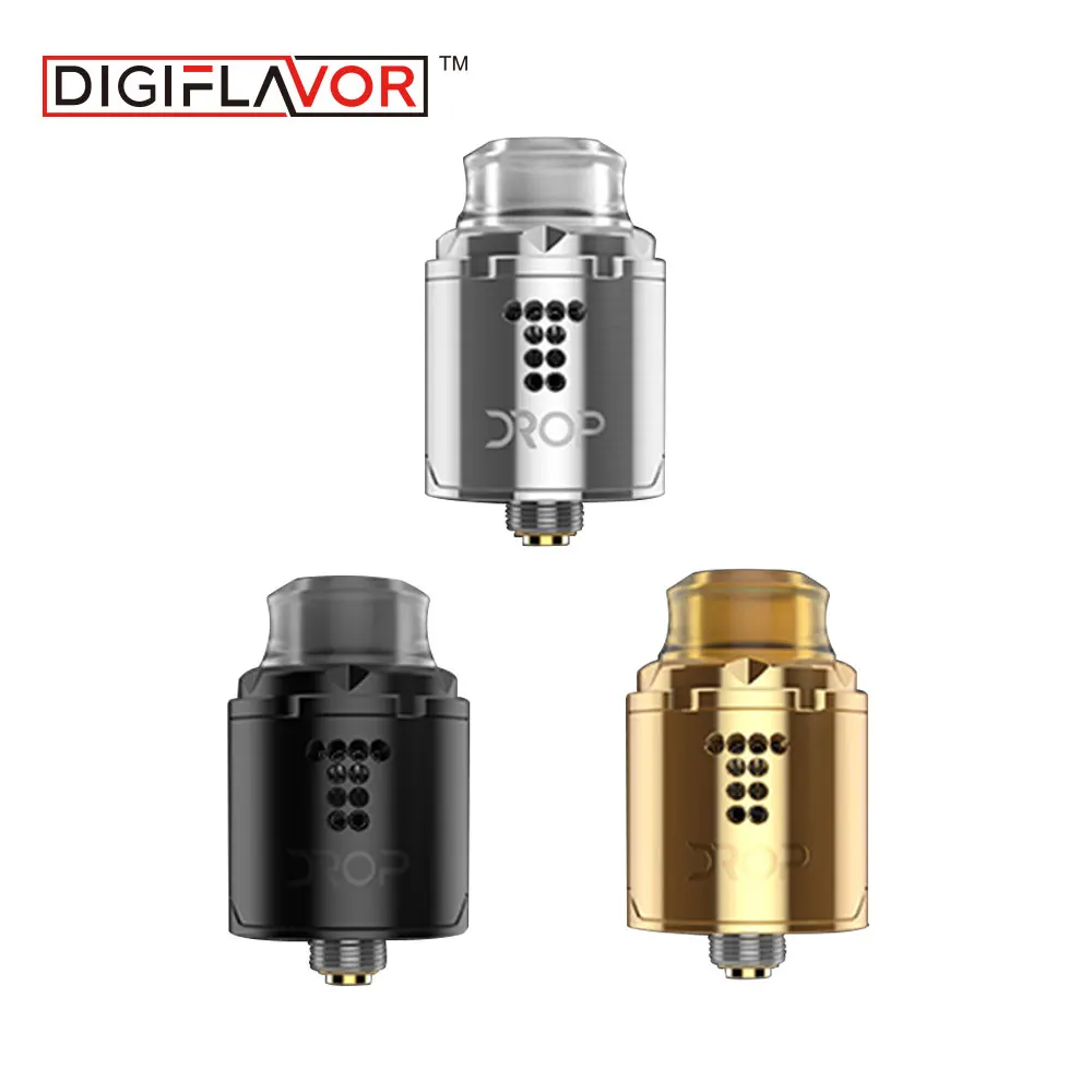 2pcs Original Digiflavor Drop Solo RDA Tank with Stepped Airflow & Easy Single Coil Installation & BF Pin Vape Tank Vs Loop RDA
2pcs Original Digiflavor Drop Solo RDA Tank with Stepped Airflow & Easy Single Coil Installation & BF Pin Vape Tank Vs Loop RDA